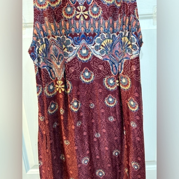 Free People Come See about Me Maxi Vest Boho Hippie Free Spirit Artsy Sz M Flowy - Picture 6 of 12